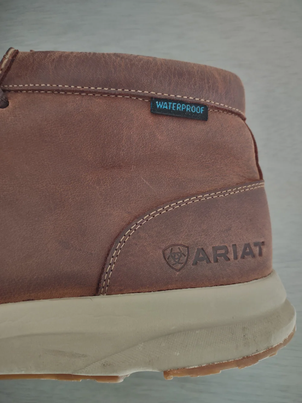 Ariat Waterproof Spitfire Boots Mens 12D Brown Shoes Style #10038479